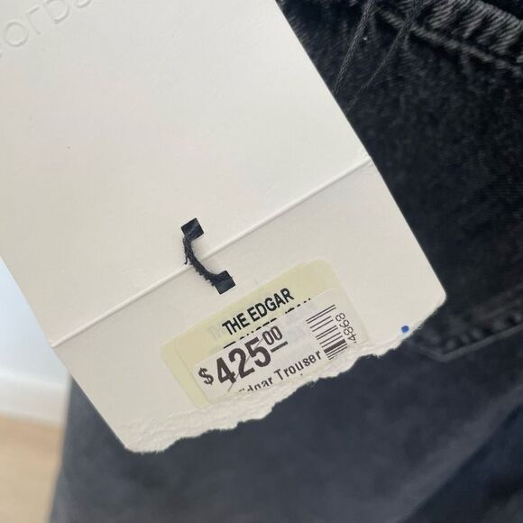 GOLDSIGN Edgar Black Pleated Trouser Jeans - Picture 7 of 10